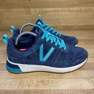 Vionic Rechelle NBK Nubuck Women’s 6 Blue Suede Multicolor Shoes Sneakers